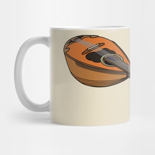 Mandolin cartoon illustration Mug